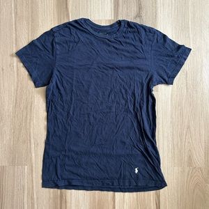navy polo shirt